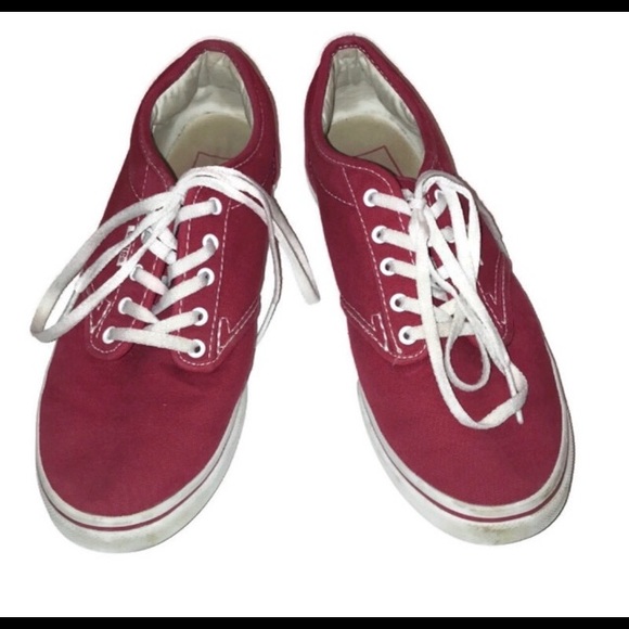 vans off the wall shoes red